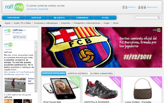 plataforma de sorteos online