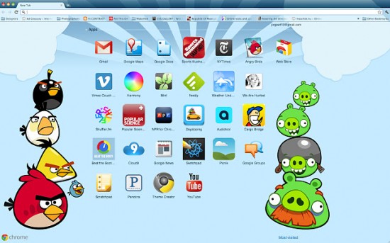 tema de angry birds para google chrome tema de angry birds para google chrome