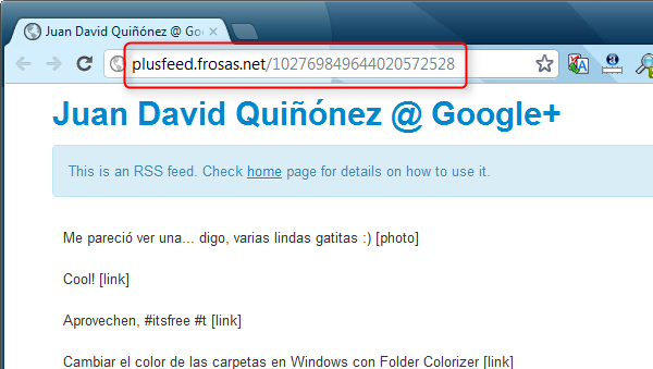feed rss google plus feed rss google plus