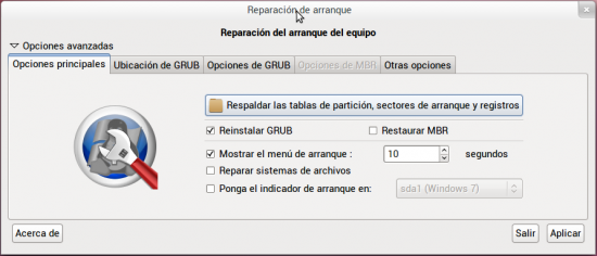recuperar grub2