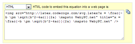 latex a HTML